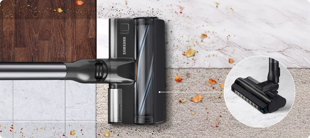 SAMSUNG VS20B95C43W/WD Bespoke Jet Plus CompleteClean Stielsauger mit LED Bürste Akkubetrieb, 580 Watt – Bild 10