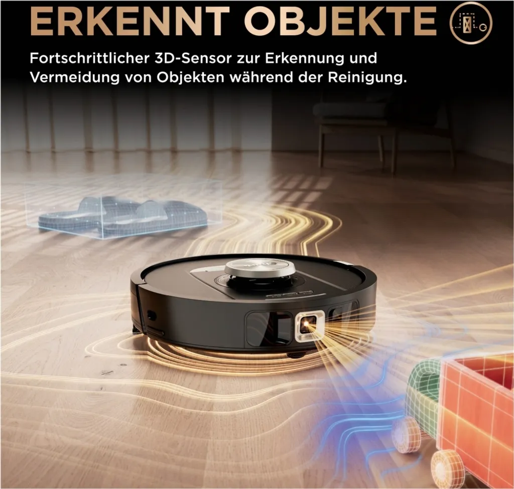 Shark PowerDetect NeverTouch Pro RV2800ZEEU Saugroboter mit Basisstation – Bild 8