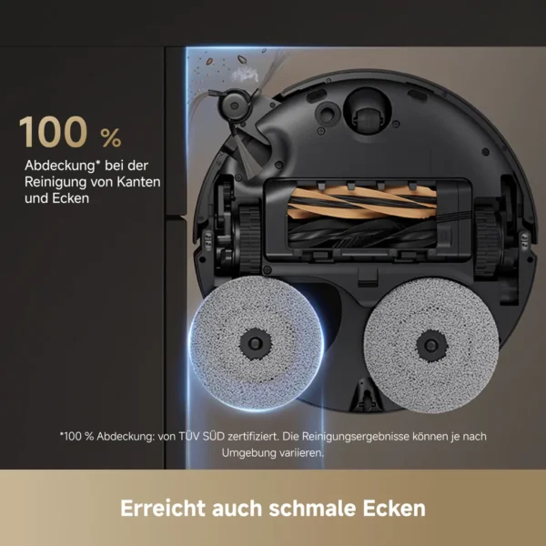 DREAME X50 Master Staubsaugerroboter mit 24,9cm Basisstation,Automatisches Nachfüllen＆Entleeren,Nachlaufsystem,AI Hindernisvermeidung,20000Pa, Schwarz – Bild 7