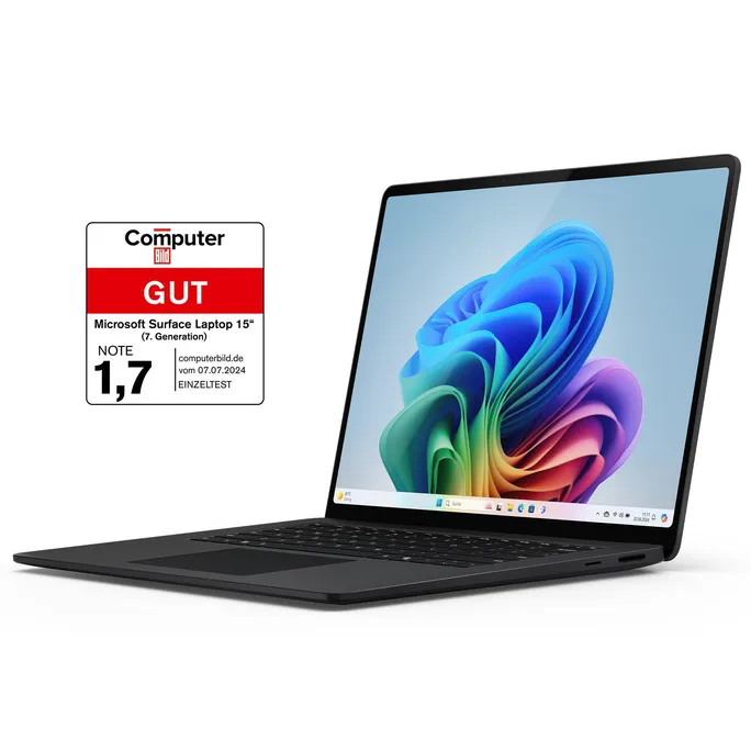 image-1108.webp Surface Laptop 7 for Business 15" QHD Touch Graphite Snapdragon® X Elite 16GB/512B SSD Win11 Pro ZHQ-00030 – Bild 1