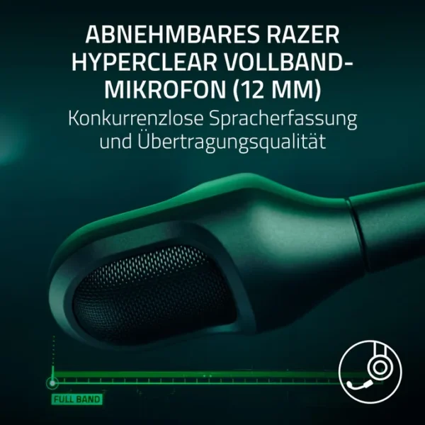 RAZER Blackshark V3 Pro Schwarz Wireless ANC Esport Headset | PC-Series, Hybrid ANC, 2.4Ghz, Bluetooth, USB-C, 3.5 mm Klinke – Bild 4