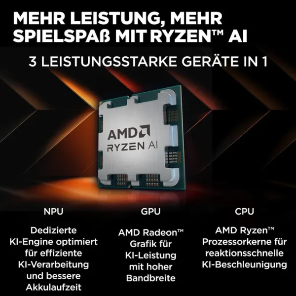 HP OMEN Gaming Laptop 17,3" QHD IPS R7-8845HS 32GB/1TB RTX 4070 240Hz Windows 11 17-db0079ng - A33TLEA#ABD – Bild 2