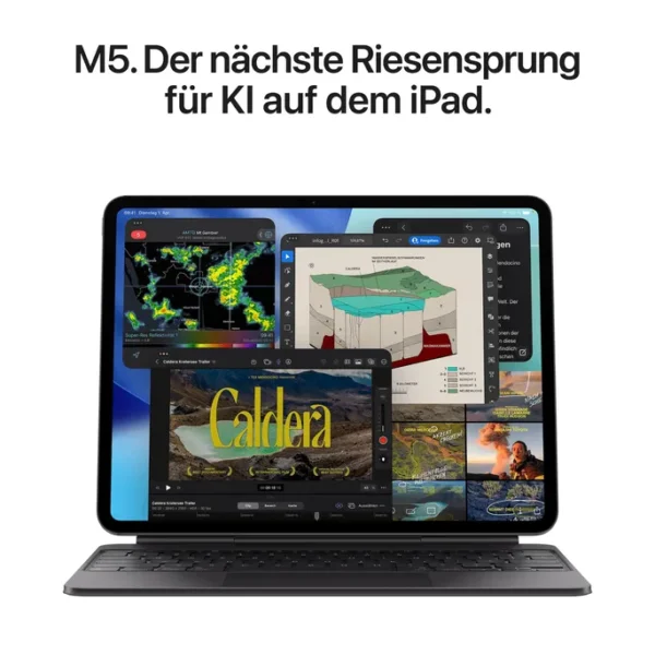 Apple iPad Pro 11" 2025 Wi-Fi + Cellular 1TB Space Schwarz Nanotexturglas ME2W4TY/A – Bild 4