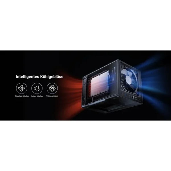 UGREEN NASync DXP4800 Plus NAS System 4-Bay 32TB inkl. 2x Seagate IronWolf ST16000NT001 16 TB – Bild 5