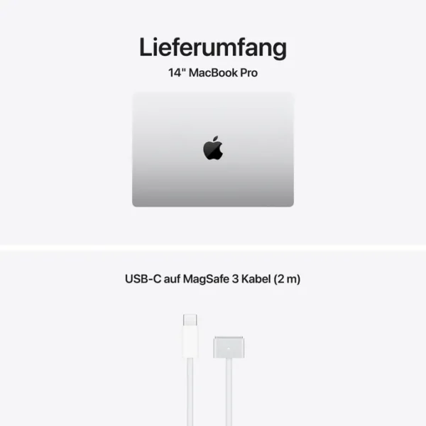 Apple MacBook Pro 14" 2025 M5/16/1TB 10C CPU 10C GPU Nanotexturglas Silver BTO – Bild 2