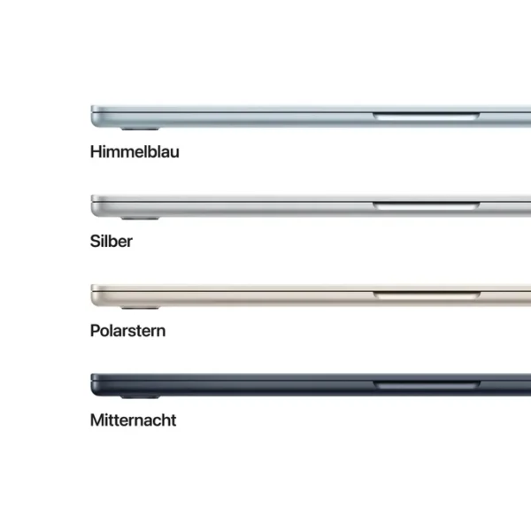 Apple MacBook Air 15,3" 2025 M4/16/256GB SSD 10C GPU Mitternacht US BTO – Bild 3