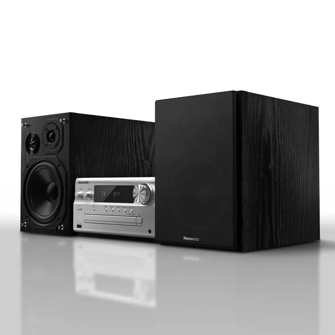 image-7286-1.webp Panasonic SC-PMX802E-S CD-Mikrosystem mit DAB+ und optischem Eingang silber/schw – Bild 1