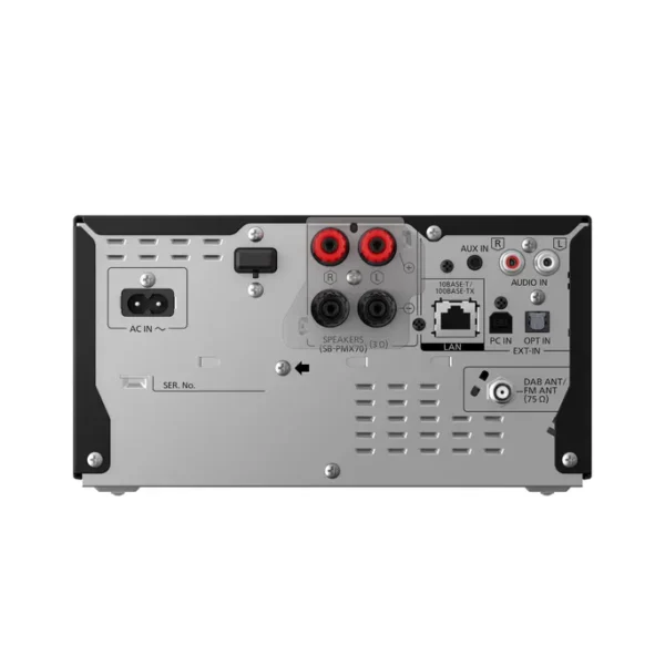 Panasonic SC-PMX802E-S CD-Mikrosystem mit DAB+ und optischem Eingang silber/schw – Bild 2