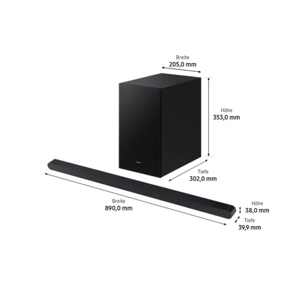 Samsung HW-S710GD/ZG 3.1-Kanal Surround‑Sound 7 Lautesprecher und Subwoofer – Bild 4