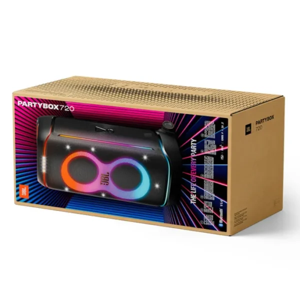 JBL Party Box 720 Bluetooth-Lautsprecher schwarz mit Rollen – Bild 3